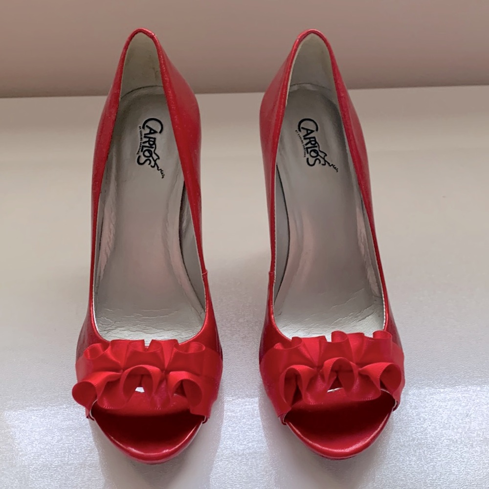 Must be worn! Like new as new can be! 4.5 inch heel. Beautiful!